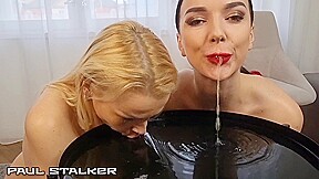 Lady Gang Amazing Pissing Games With Rebecca Black, Intense Anal