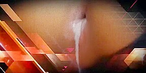 Redhead Ladyboy in Fishnet Stockings Gets Fucked Hardcore in Bed till Facial